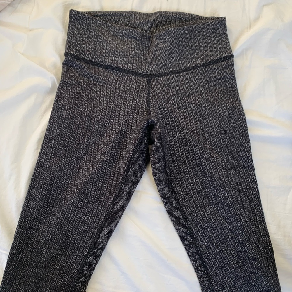 Lululemon wunder under herringbone leggings 4